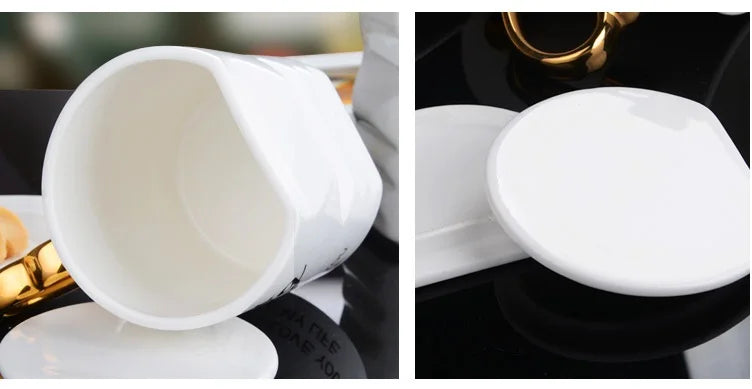 2Pcs/Set Couple Cup Ceramic Mugs Coffee Kiss Mug Creative tea cup Valentine's Day Wedding Birthday Gift