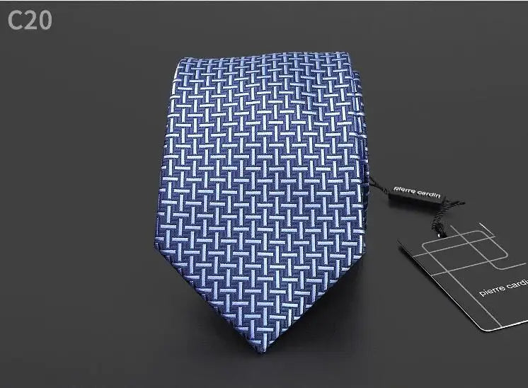 Men Necktie Silk Extended 160 cm Long 8 cm Width Blue Ties Business Wedding Fashion Tall