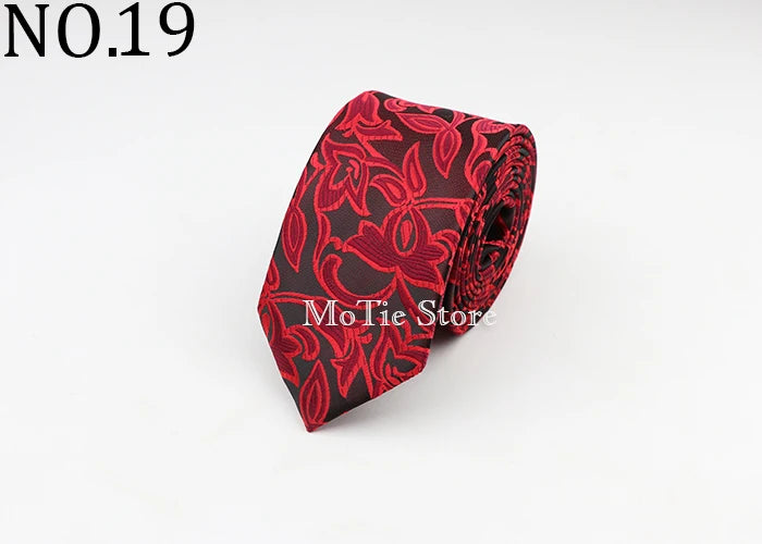 Tie For Men Classic Business Paisley Floral Stripe Plaid Dots 6cm Jacquard Necktie Accessories Daily Wear Cravat Wedding Dress
