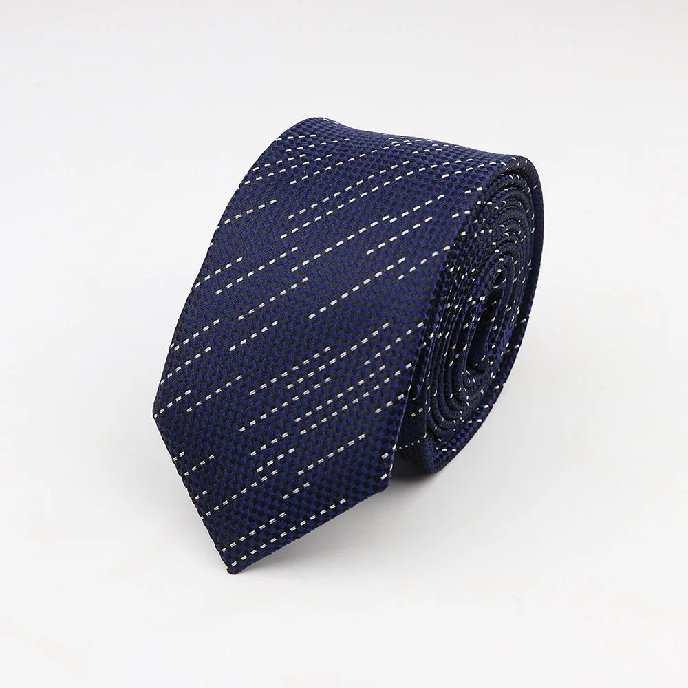 Tie For Men Classic Business Paisley Floral Stripe Plaid Dots 6cm Jacquard Necktie Accessories Daily Wear Cravat Wedding Dress