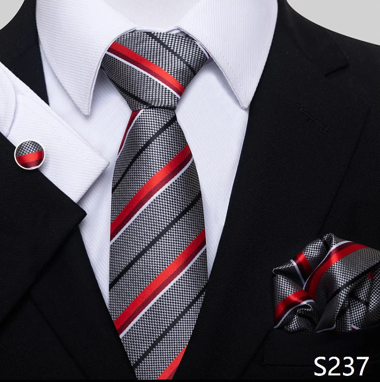 Tie For Men Blue Gold 65 Colors Sale Wedding Present Tie Pocket Squares Set Necktie Suit Accessories Fit Group Holiday Party