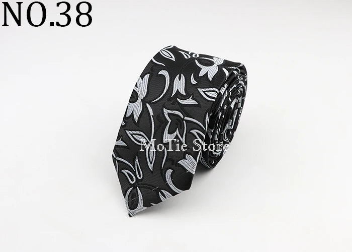 Tie For Men Classic Business Paisley Floral Stripe Plaid Dots 6cm Jacquard Necktie Accessories Daily Wear Cravat Wedding Dress