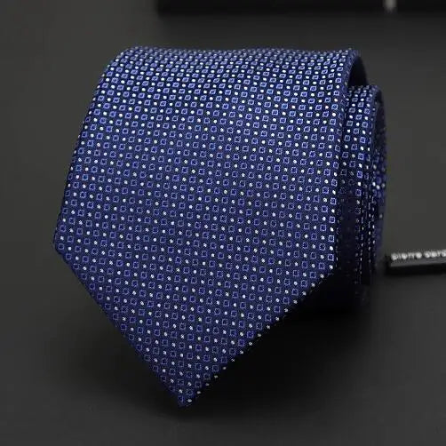 Men Necktie Silk Extended 160 cm Long 8 cm Width Blue Ties Business Wedding Fashion Tall