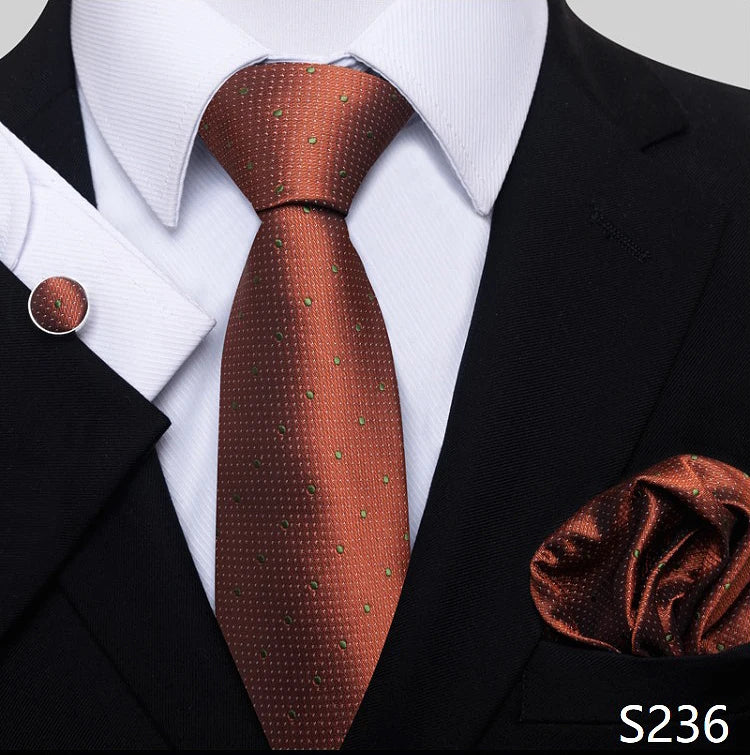 Tie For Men Blue Gold 65 Colors Sale Wedding Present Tie Pocket Squares Set Necktie Suit Accessories Fit Group Holiday Party
