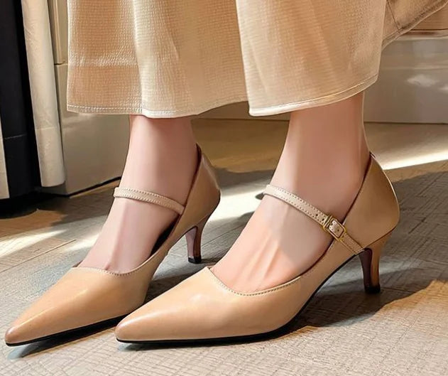 Ladies' Fashionable Pointed High Heels