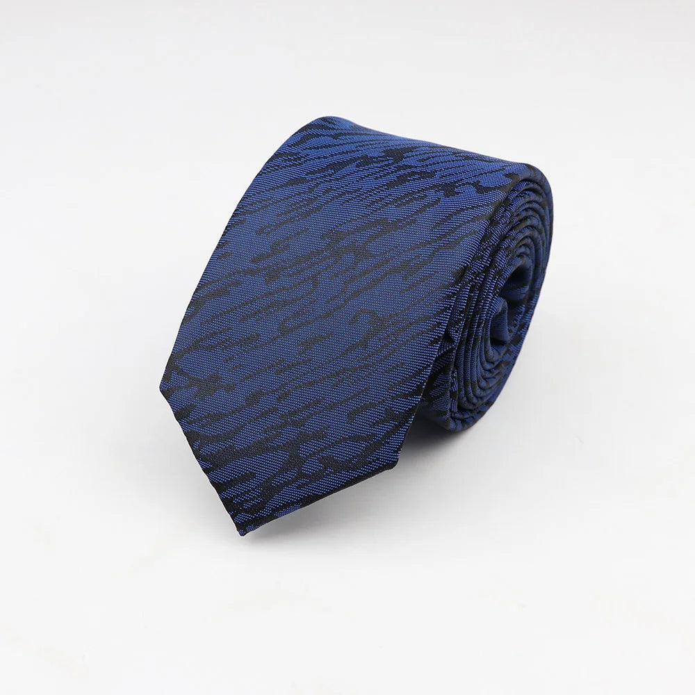 Tie For Men Classic Business Paisley Floral Stripe Plaid Dots 6cm Jacquard Necktie Accessories Daily Wear Cravat Wedding Dress