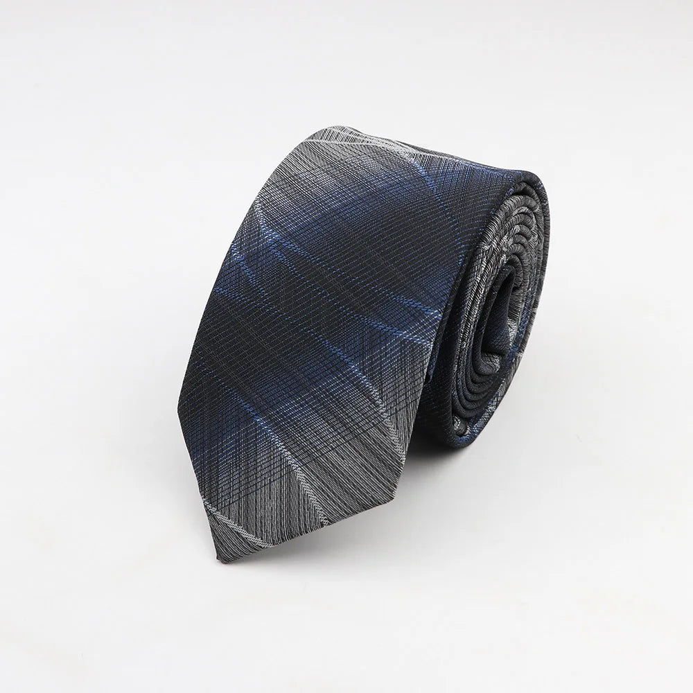 Tie For Men Classic Business Paisley Floral Stripe Plaid Dots 6cm Jacquard Necktie Accessories Daily Wear Cravat Wedding Dress