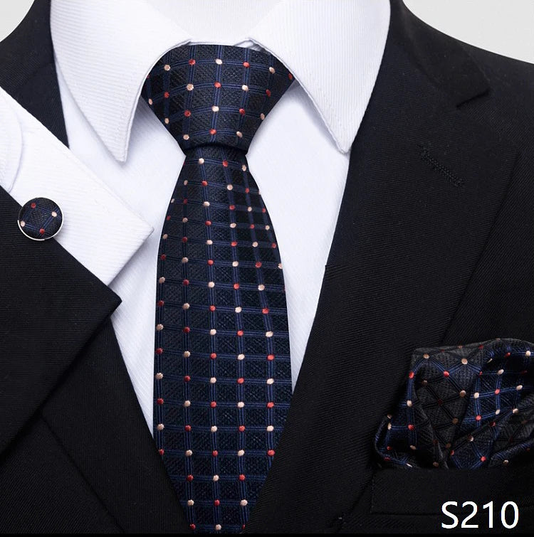 Tie For Men Blue Gold 65 Colors Sale Wedding Present Tie Pocket Squares Set Necktie Suit Accessories Fit Group Holiday Party