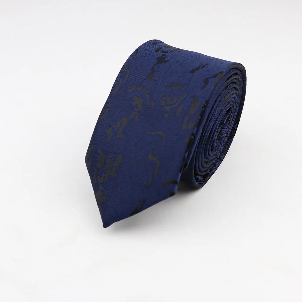 Tie For Men Classic Business Paisley Floral Stripe Plaid Dots 6cm Jacquard Necktie Accessories Daily Wear Cravat Wedding Dress