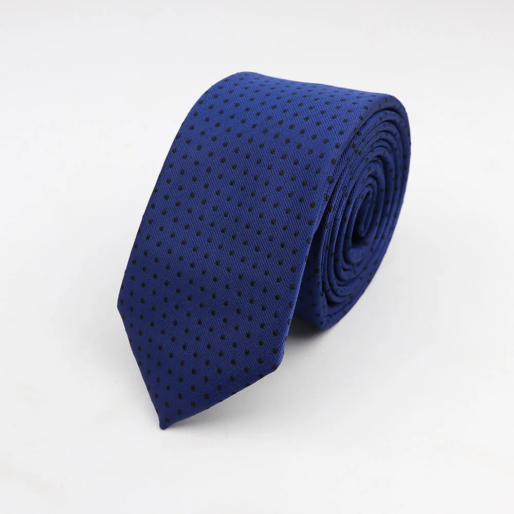 Tie For Men Classic Business Paisley Floral Stripe Plaid Dots 6cm Jacquard Necktie Accessories Daily Wear Cravat Wedding Dress