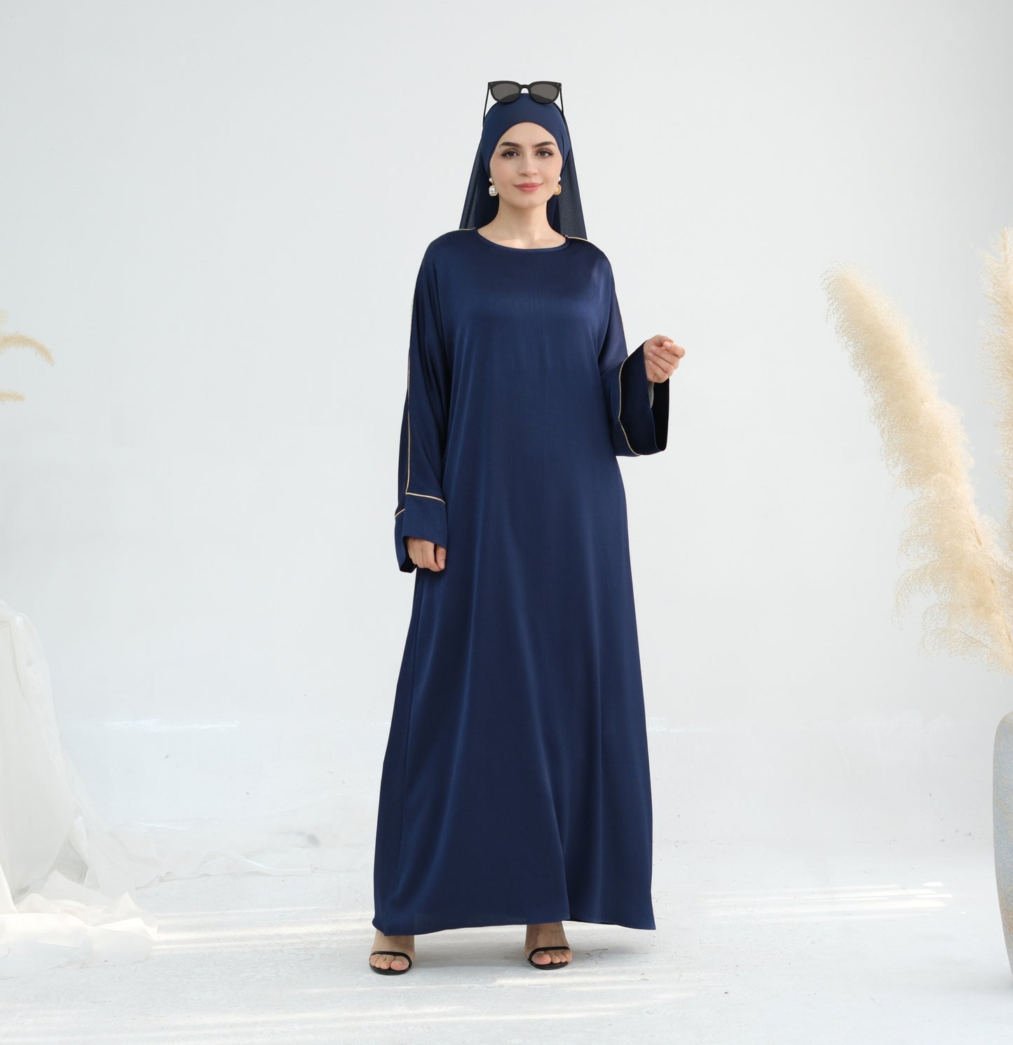 Women Dresses Eid Muslim Abaya Jalabiya Morocco Party Dress Dubai Abayas Kaftan Diamond Satin Islam Vestido Arab Loose Patchwork