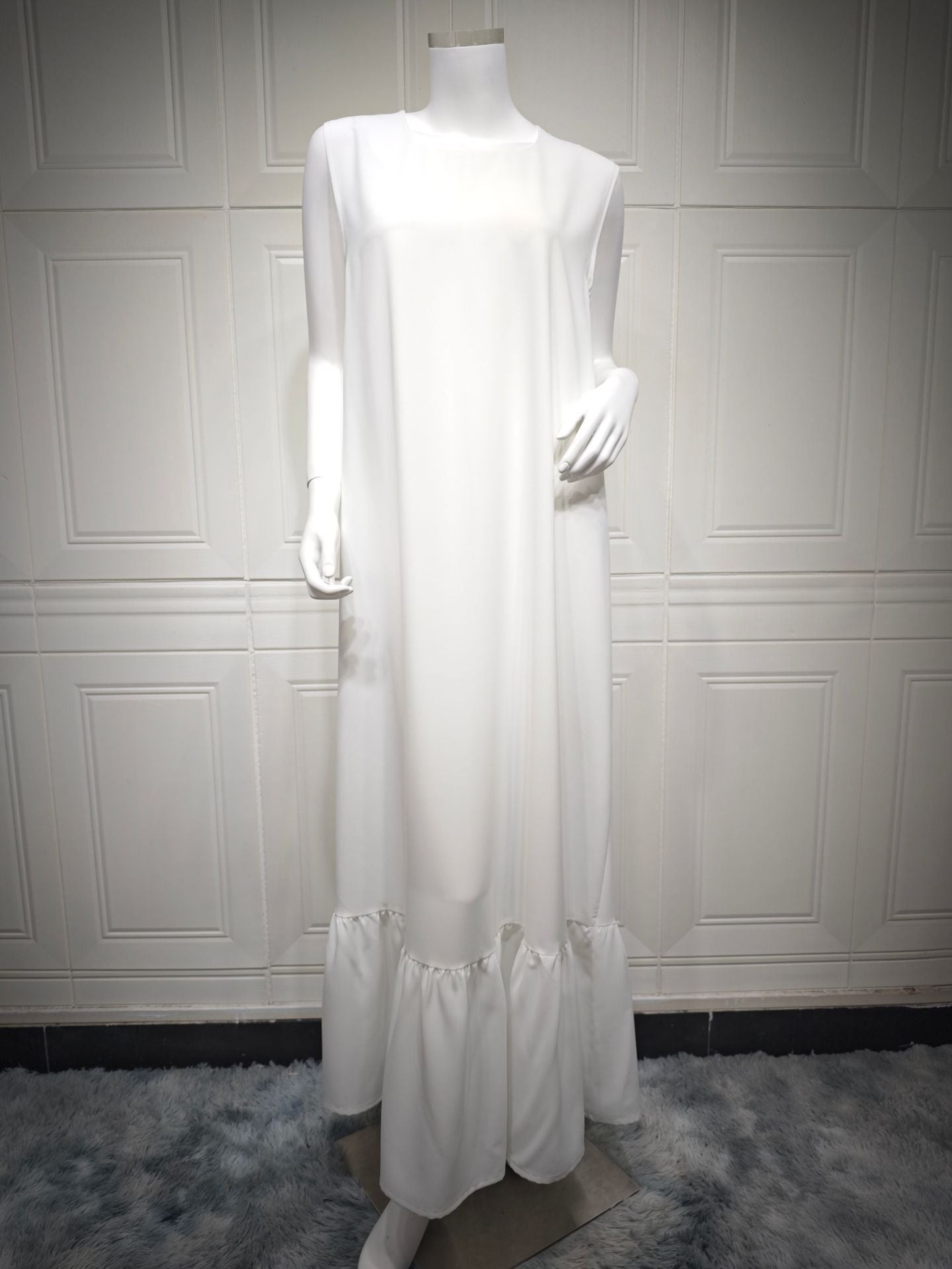Fall Casual Maxi Dresses for Women Flare Sleeve Embroidery Lace Dress
