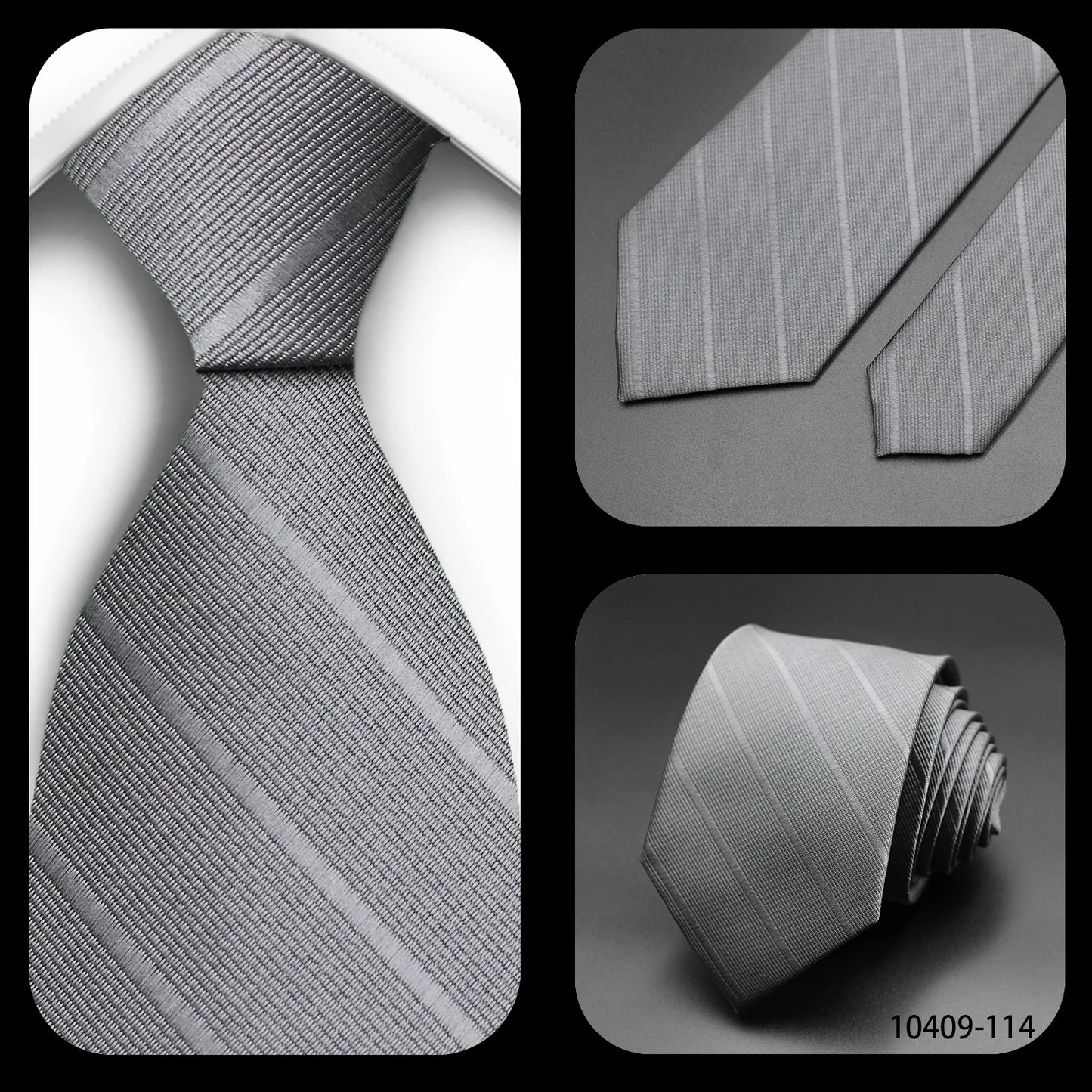 Tie Gravatas Fashion Wholesale Woven Striped Necktie Wedding Accessories Blue Man Fit Group Party Office Neck Ties