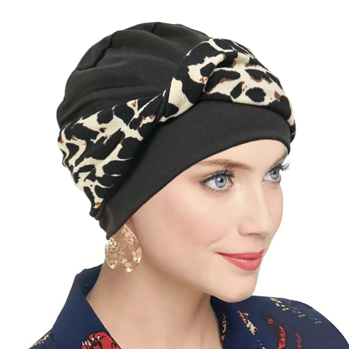 2025 New Muslim Women Twist Braid Turban Hats Pre Tied Headscarf Print Flower Hijabs Bandana Chemo Beanies Caps Cover