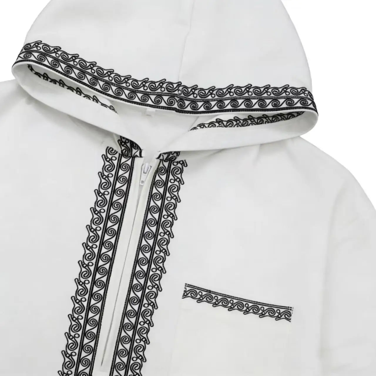 High-Grade Muslim Abaya for Men Traditional Islamic Prayer Robe Soft Fabric Loose Fit Ramadan Wear
