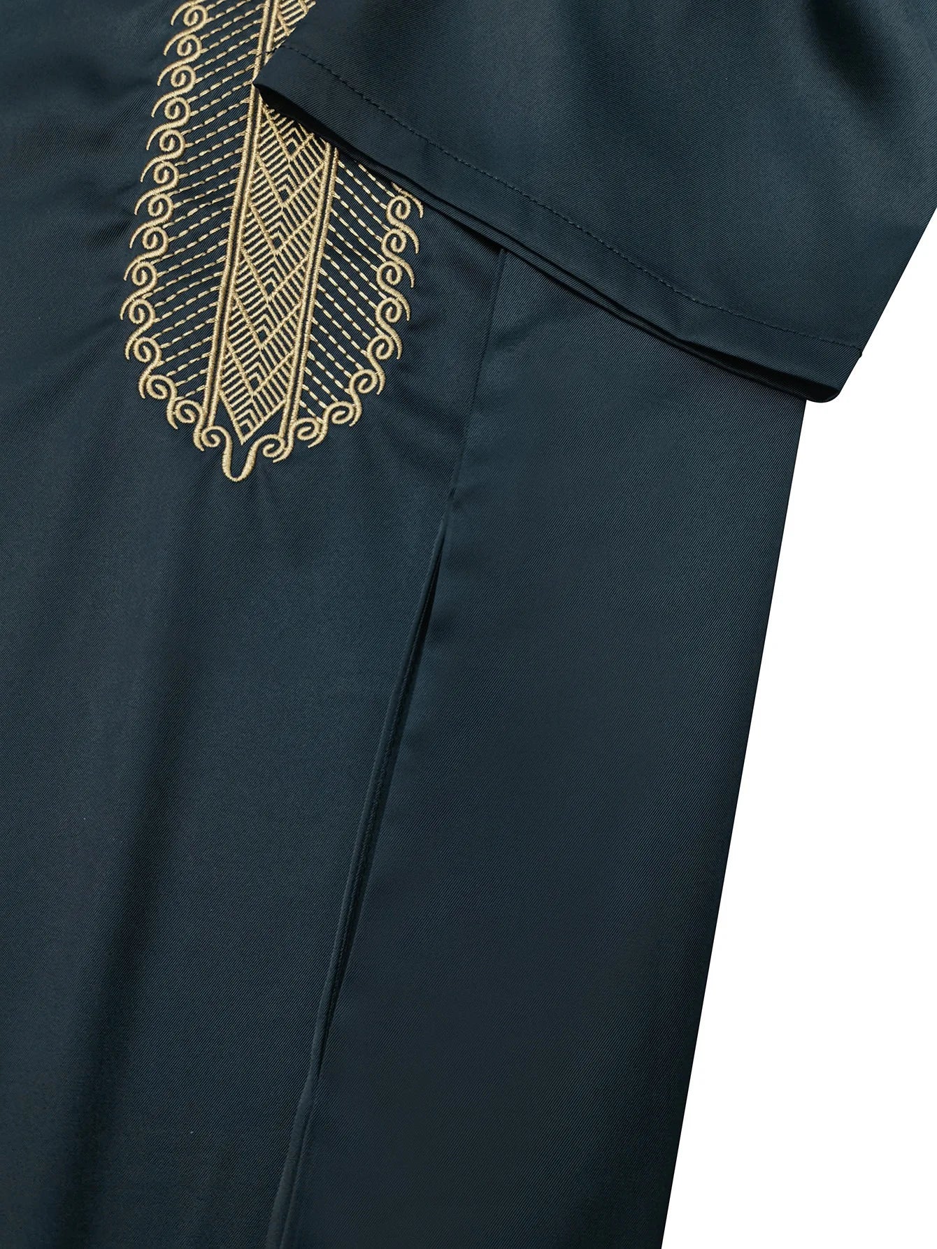 2026 New Men's Muslim Thobe Mid Long Sleeve Arab Ethnic Retro Vintage Loose Fit Islamic Robe Abaya Dubai Saudi Ramadan Eid