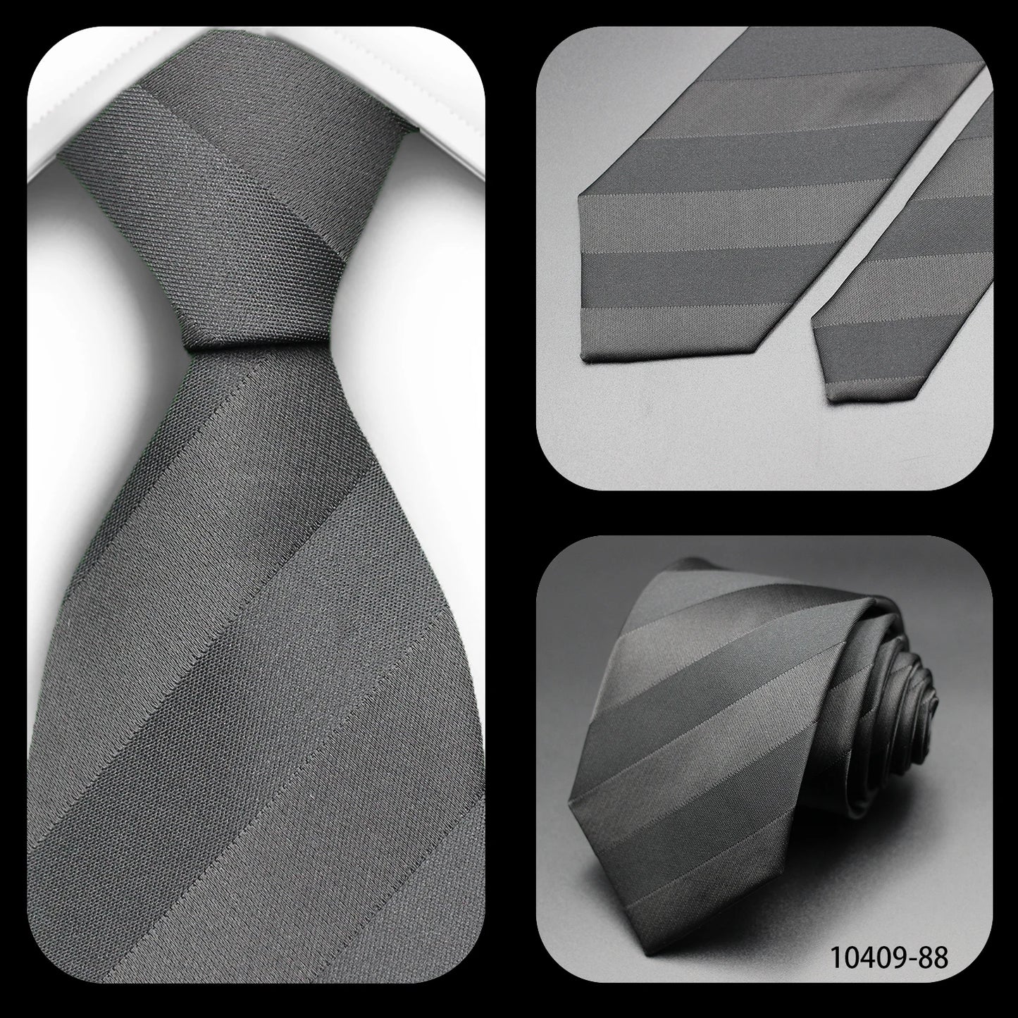 Tie Gravatas Fashion Wholesale Woven Striped Necktie Wedding Accessories Blue Man Fit Group Party Office Neck Ties