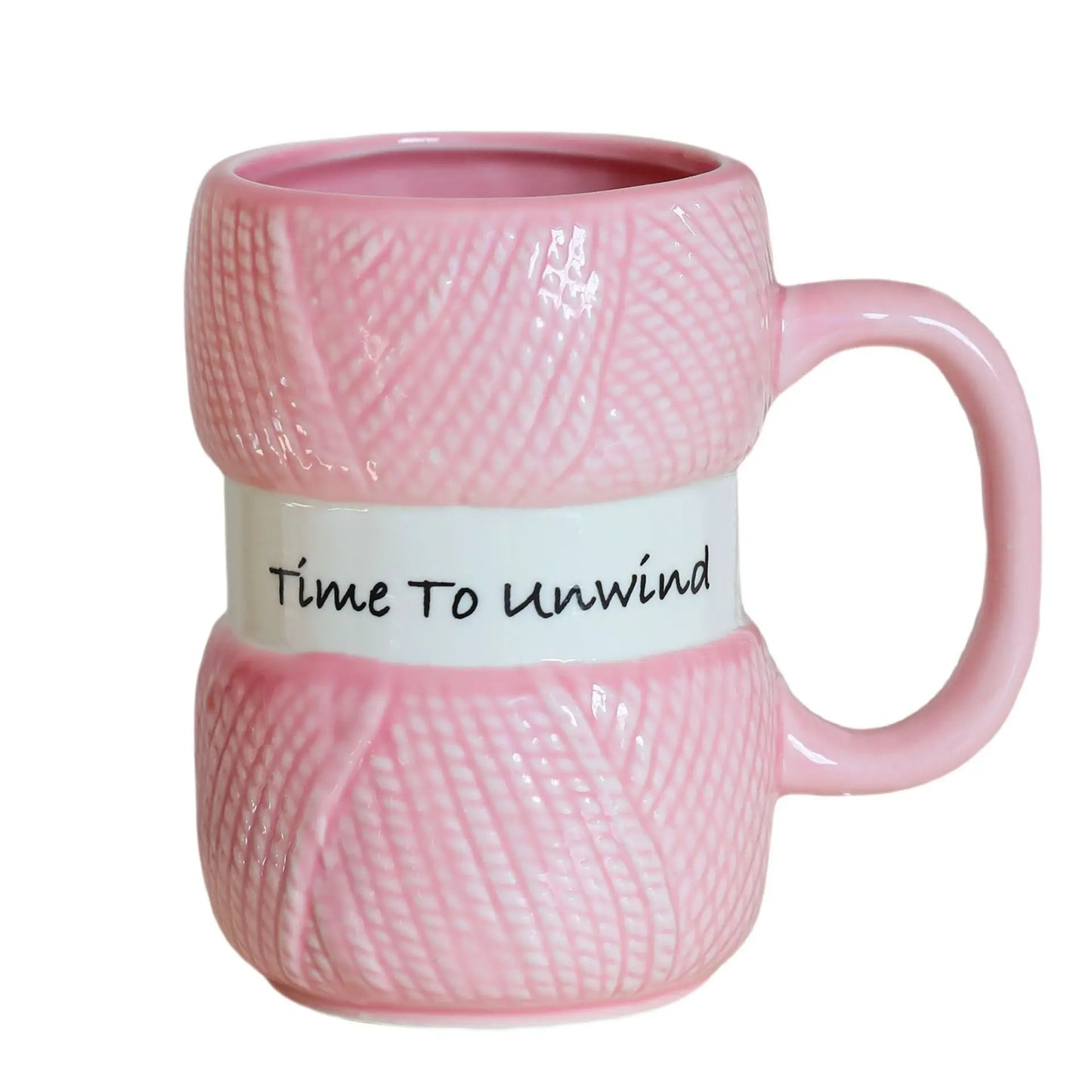 425ml Creative Knitted Pattern Gift Mug Colorful Woolen Balls Mugs Home Party Christmas Birthday Or Christmas Gift Cup