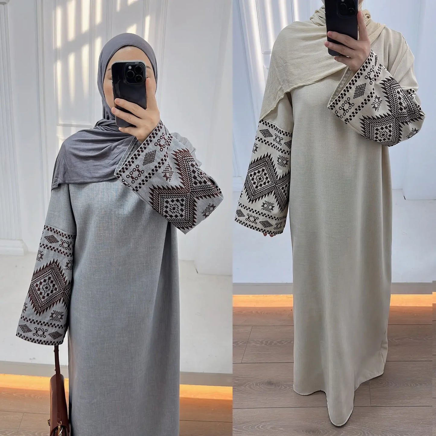 Eid Muslim Abaya for Women Party Embroidery Dresses Kaftan Arab Long Robe Islam Ramadan Dubai Abayas Vestidos Morocco Jalabiya