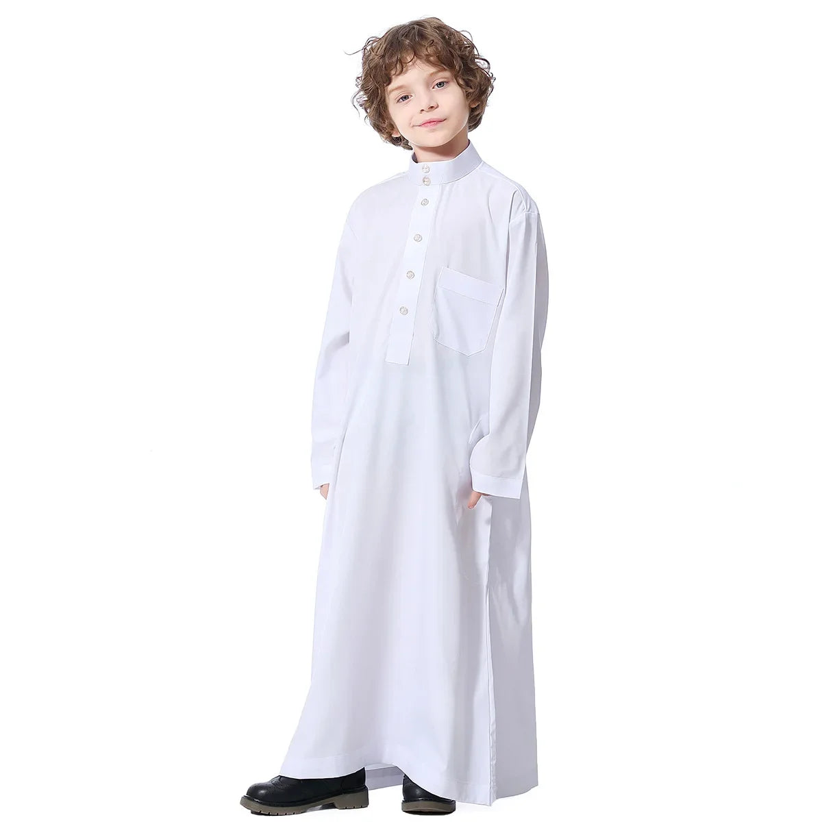 Abaya Dubai Long Robe Boys Jilbab Khimar Turkey Ramadan Muslim Clothes Kaftan Moroccan Islam Hijab Abayas Arab Islamic Clothing