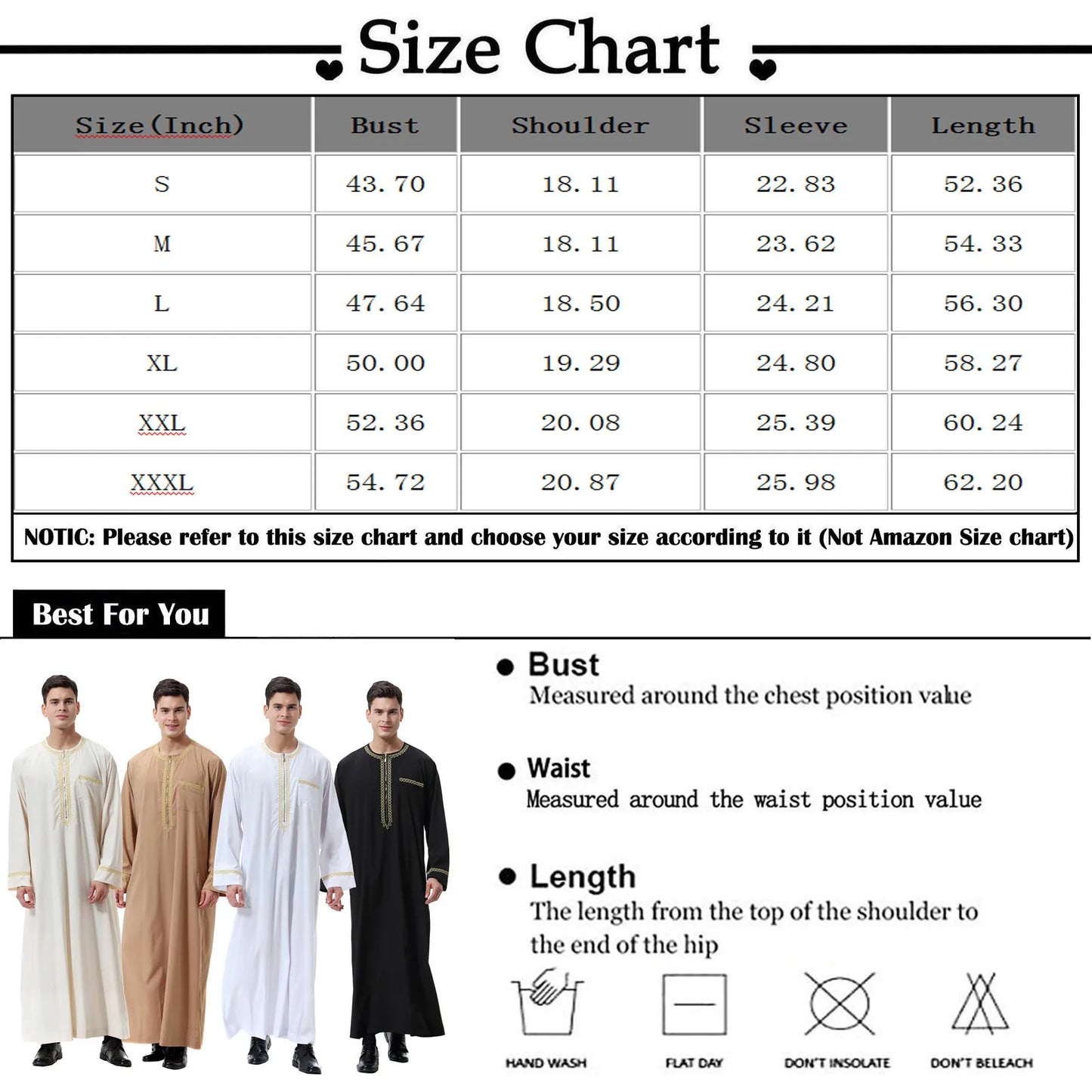 Men'S Muslim Robe Men Pullover Dress Abaya Daffah Jubba Thobe Pakistan Saudi Arab Kaftan Islam Clothing Prayer Robe Afghan