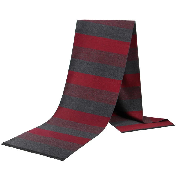 Men Scarf For Man Winter Copy Cashmere Shawl Luxury Brand Scarf Soft Keep Warm Outdoor Grey Knit Neckerchief Men Shawl Wrap Gift