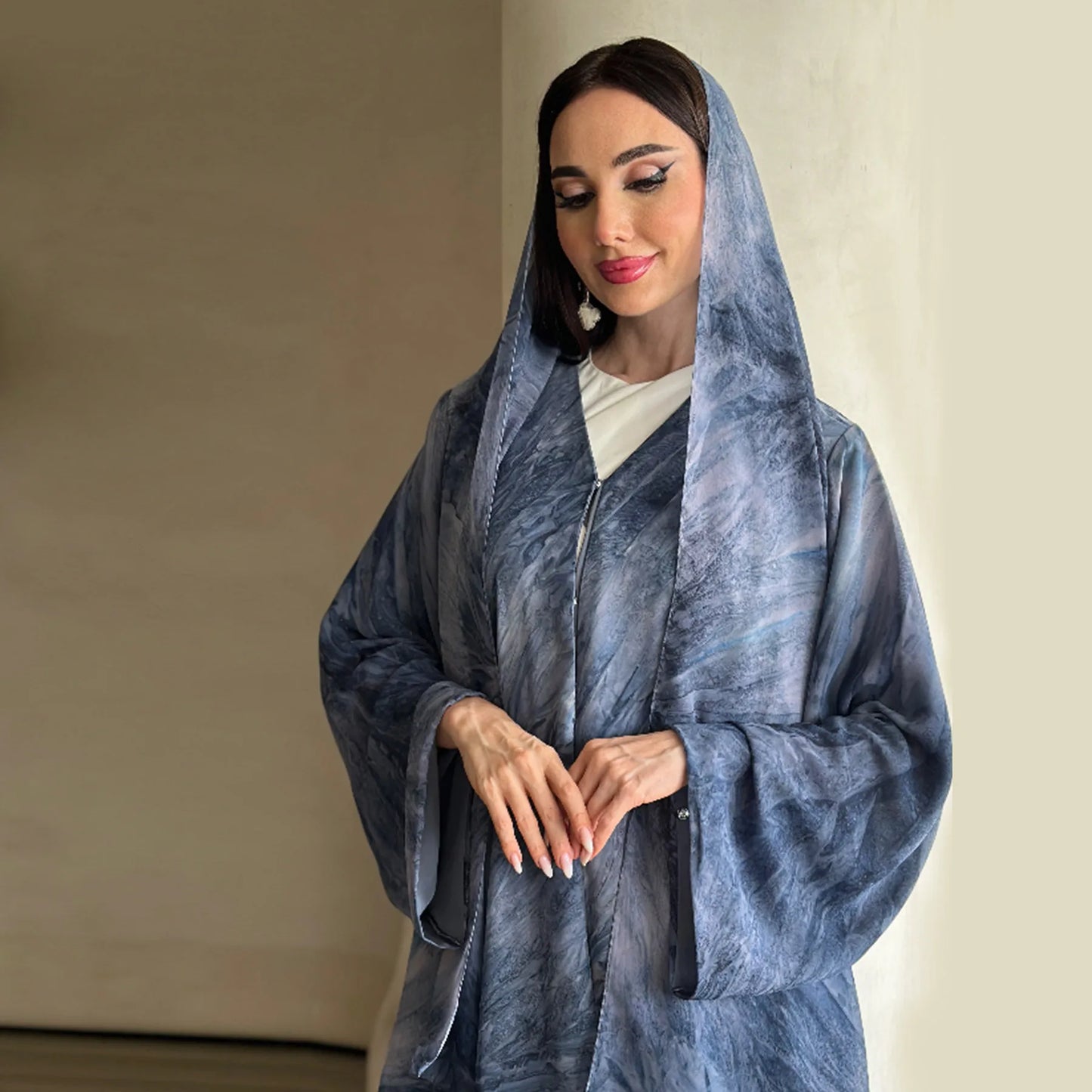 Eid Abaya for Women Print Cardigan Scarf Set Muslim Dresses Ramadan Morocco Dubai Jalabiya Kaftan Vestidos Arab Long Robe 2025