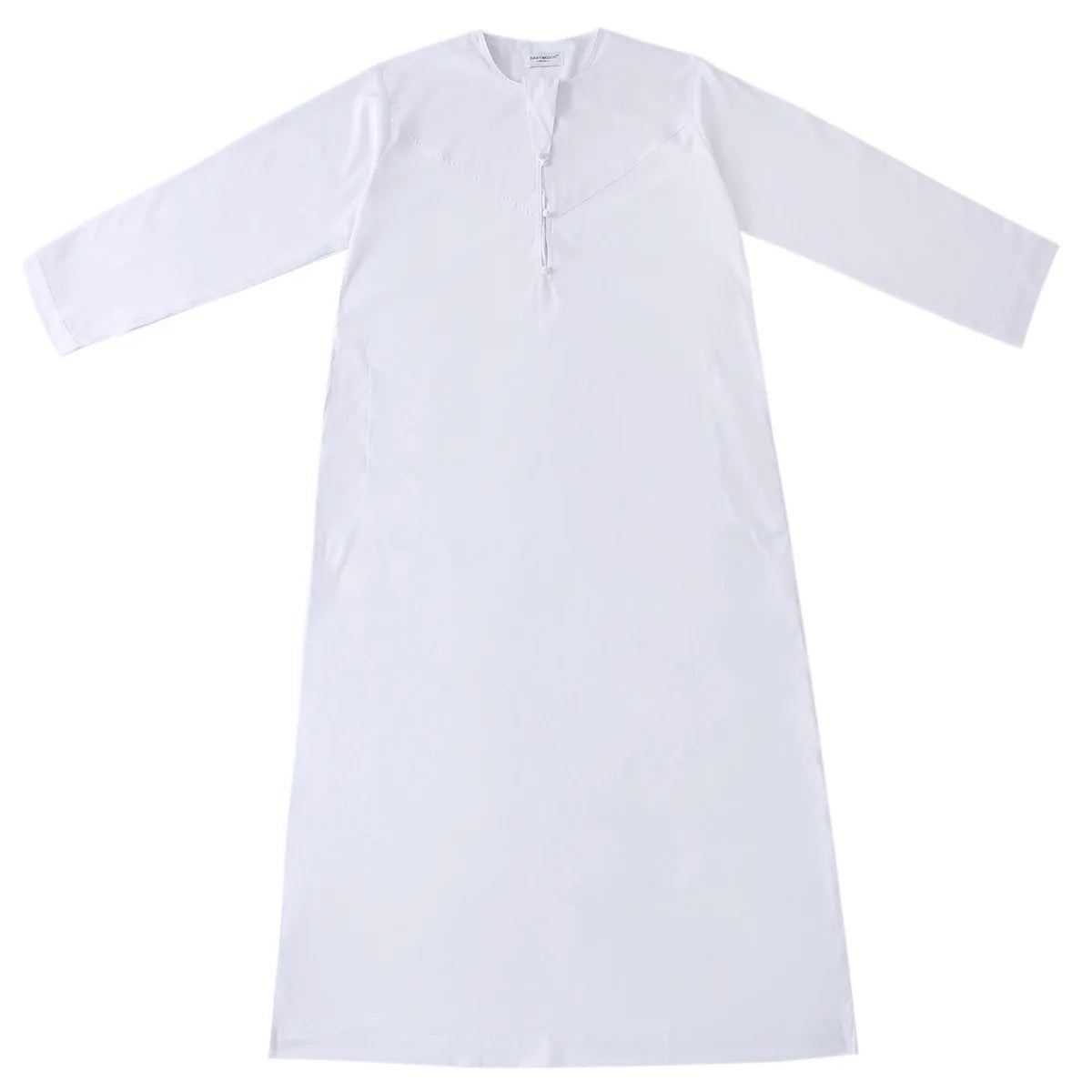 Men Abaya Solid Muslim Long Sleeve Button Dress Pakistan Islam Clothing Jubba Thobe Saudi Arabia Kleding Kaftan Oman Qamis Homme