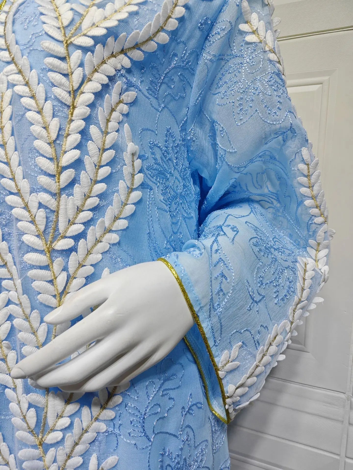 Eid Mesh Dress Women Abaya Party Dress Women Jalabiya Gorgeous Embroidery Saudi Arab Sequins Muslim Ramadan Vestidos Largos Robe