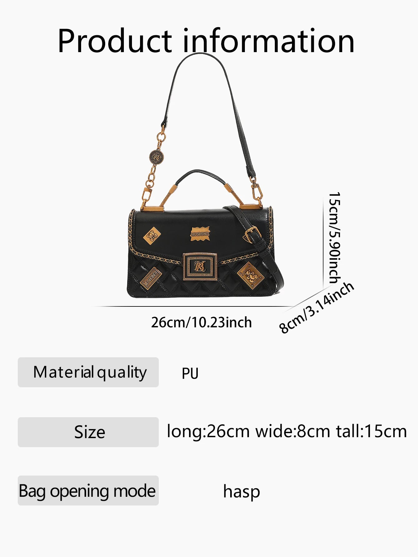 2026 fashionable new luxury high-grade handbag fashionable handbag temperament western embroidery design heavy hardware badge ha