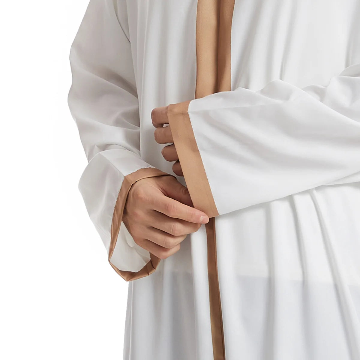 Muslim Men Hooded Robe Dishdasha Modest Islamic Dubai Saudi Prayer Abaya Kaftan Eid Ramadan Morocco Jubba Arab Thobe Abayas
