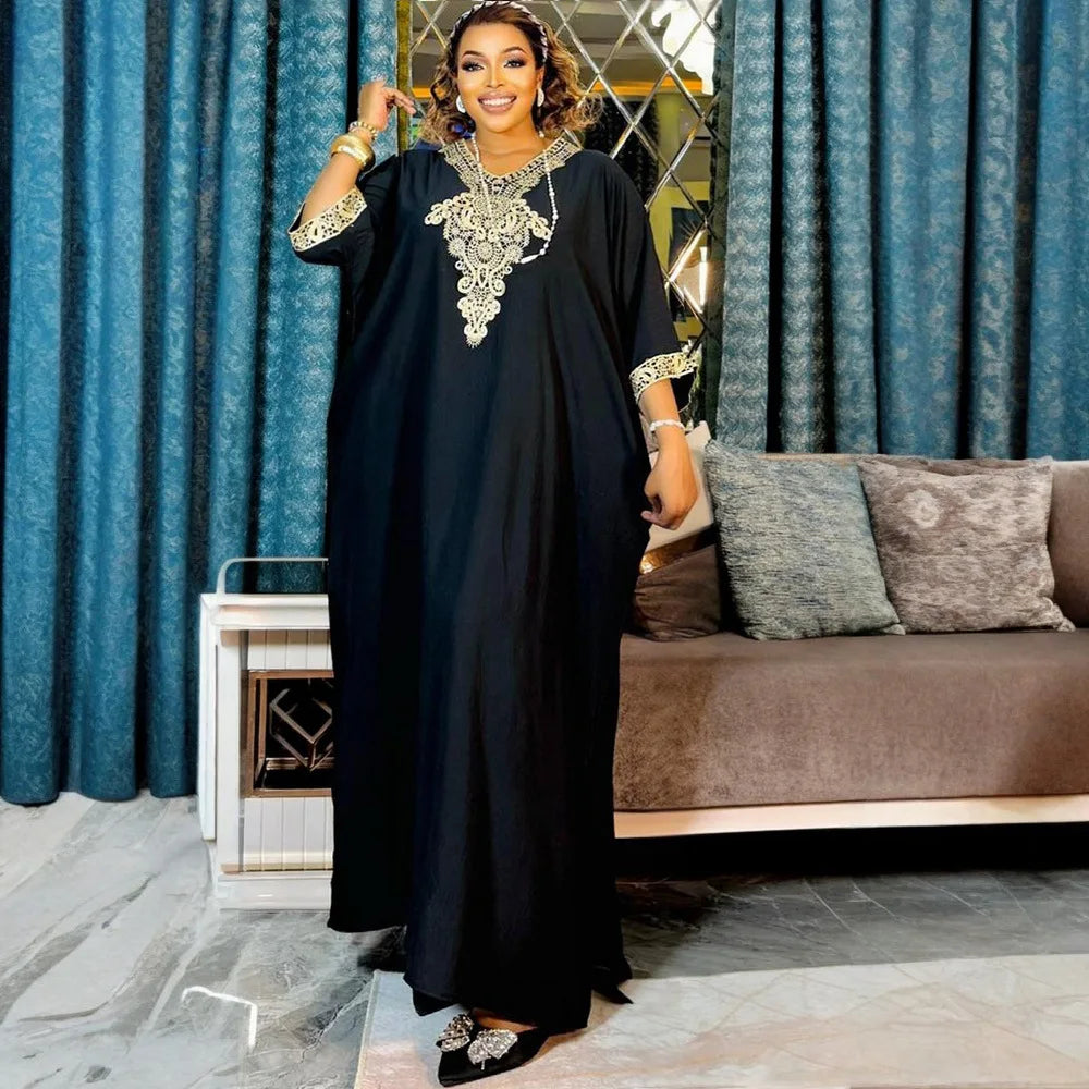 Abayas for Women Dubai Luxury 2026 African Clothes Chiffon Boubou Muslim Fashion Caftan Marocain Wedding Evening Party Dresses