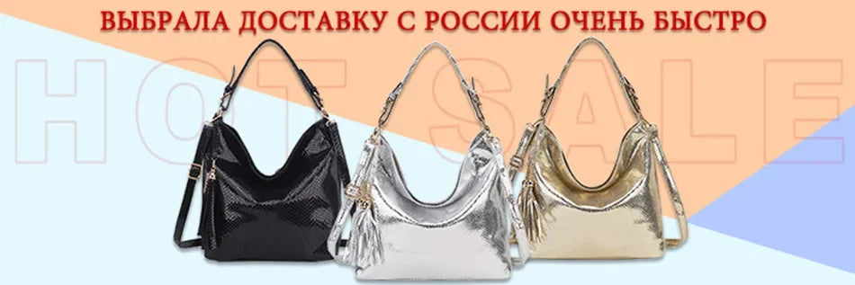 Women Shoulder Bag Girl Handbag Hobo Tassel  Big Black Ladies Hand Bag Female Casual Multifunctional Crossbody Bags for Woman