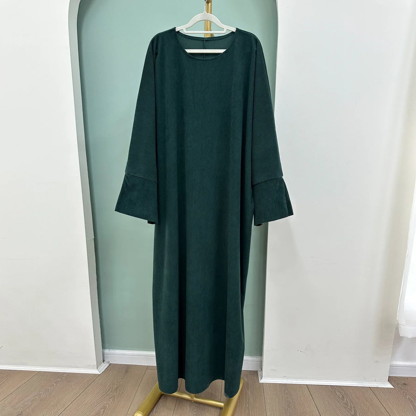 Women Casual Loose Abaya for Women Dubai Abayas Fashion Solid Muslim Dress Temperament Kaftan Robe Femme Vintage Maxi Vestidos