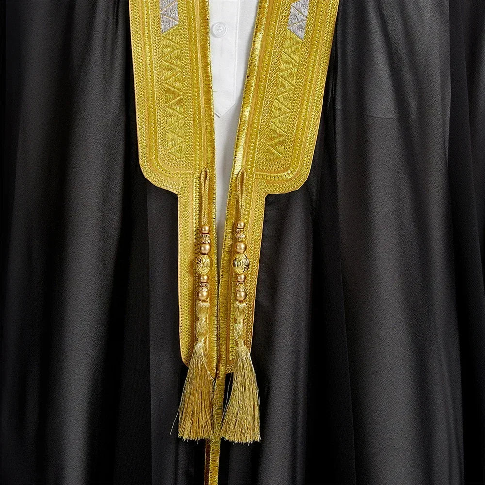 Men Kebaya Open Muslim Kimono Abaya Turkey Arabic Islam Djellaba Homme Robe Musulmane Hombre Ramadan Abayas for Prayer Clothes