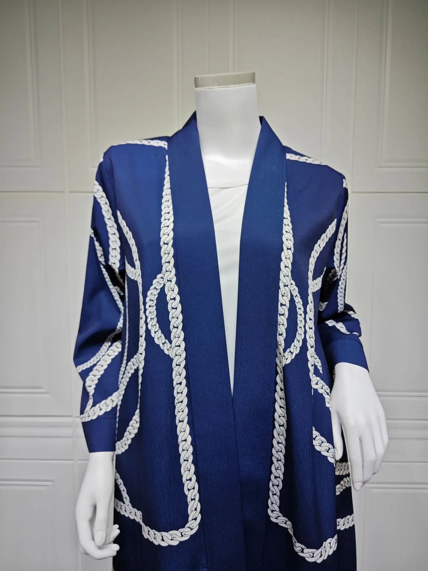 2 Piece Muslim Sets Women 2026 Eid Casual Abaya Print Long Caot+Pants Suits Kimono Ramadan 2pcs Set Jilbab Kebaya Islam Clothing