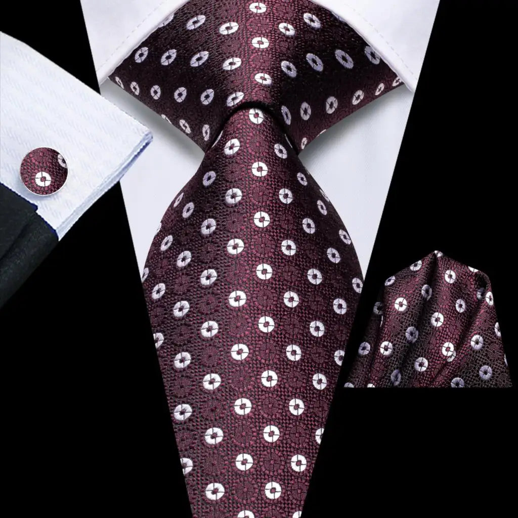 Hi-Tie Teal Green Floral Mens Fashion Necktie Handkerchief Cufflinks for Tuxedo Accessory Classic Silk Luxury Tie for Man Gift