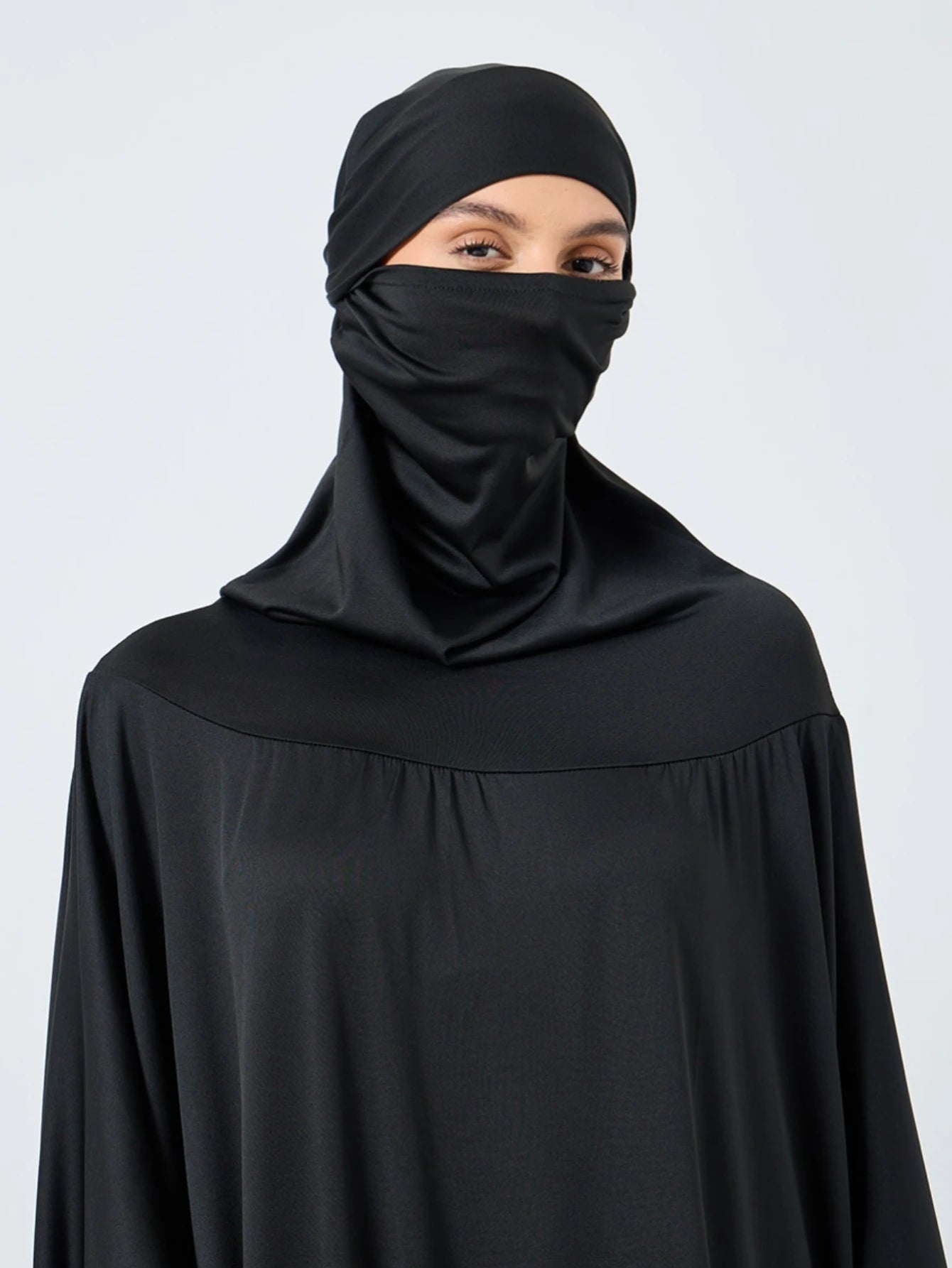 Islamic Prayer Abaya Muslim Women Abayas Long Sleeve Hooded Modesty Ramadan Dresses With Hijab Jilbabs Middle Eastern Kaftans