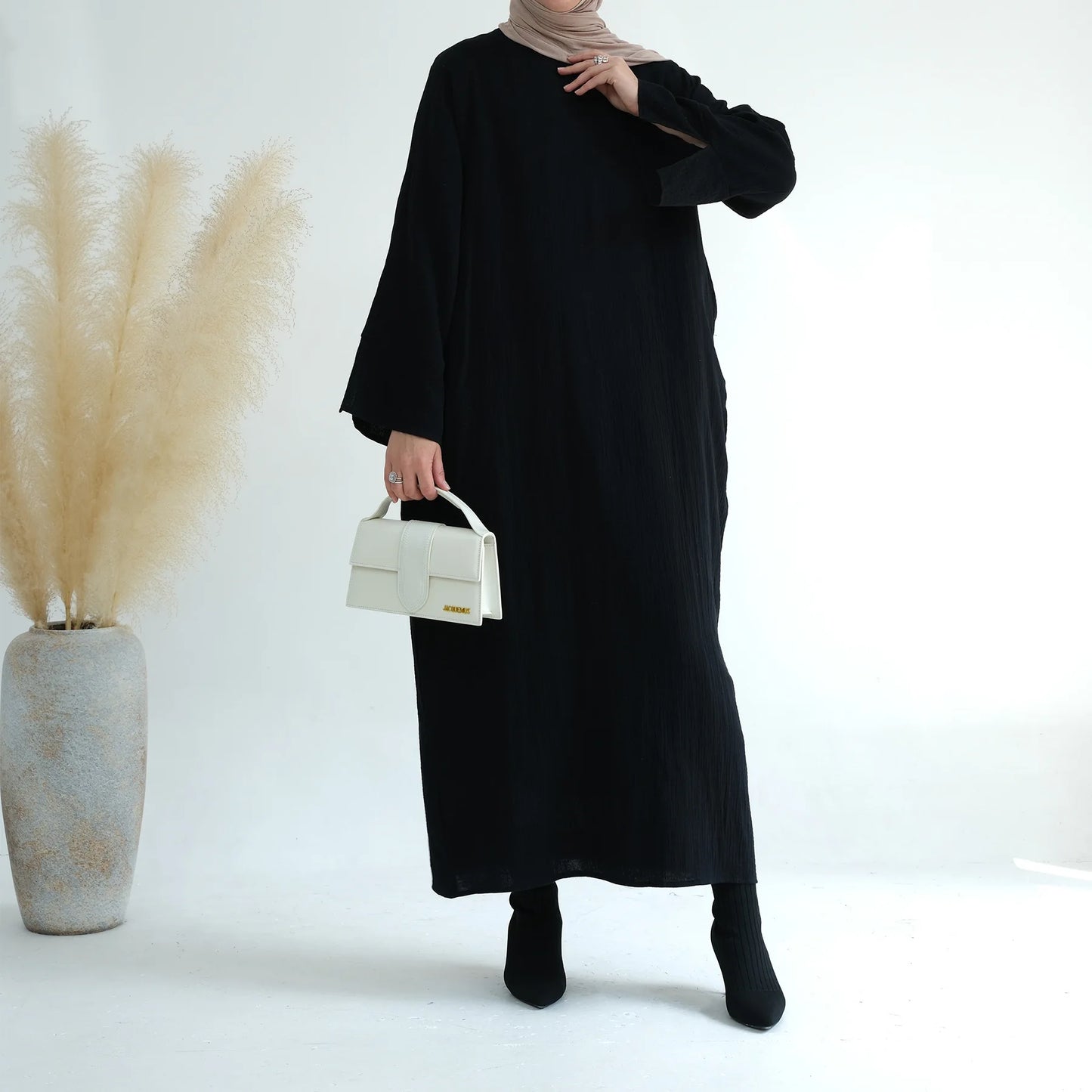 Eid Muslim Abaya Dress for Women Split Sleeve Modest Prayer Dresses Jalabiya Morocco Abayas Kaftan Islam Vestidos Arab Long Robe