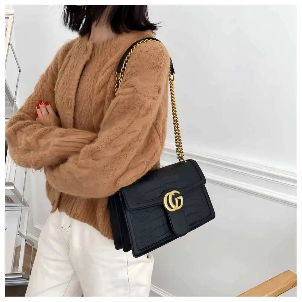 New Fashion Women's Handbag Large Capacity Extremely Simple Shoulder Bag Lightweight Handbag Luxury Commuter Bag