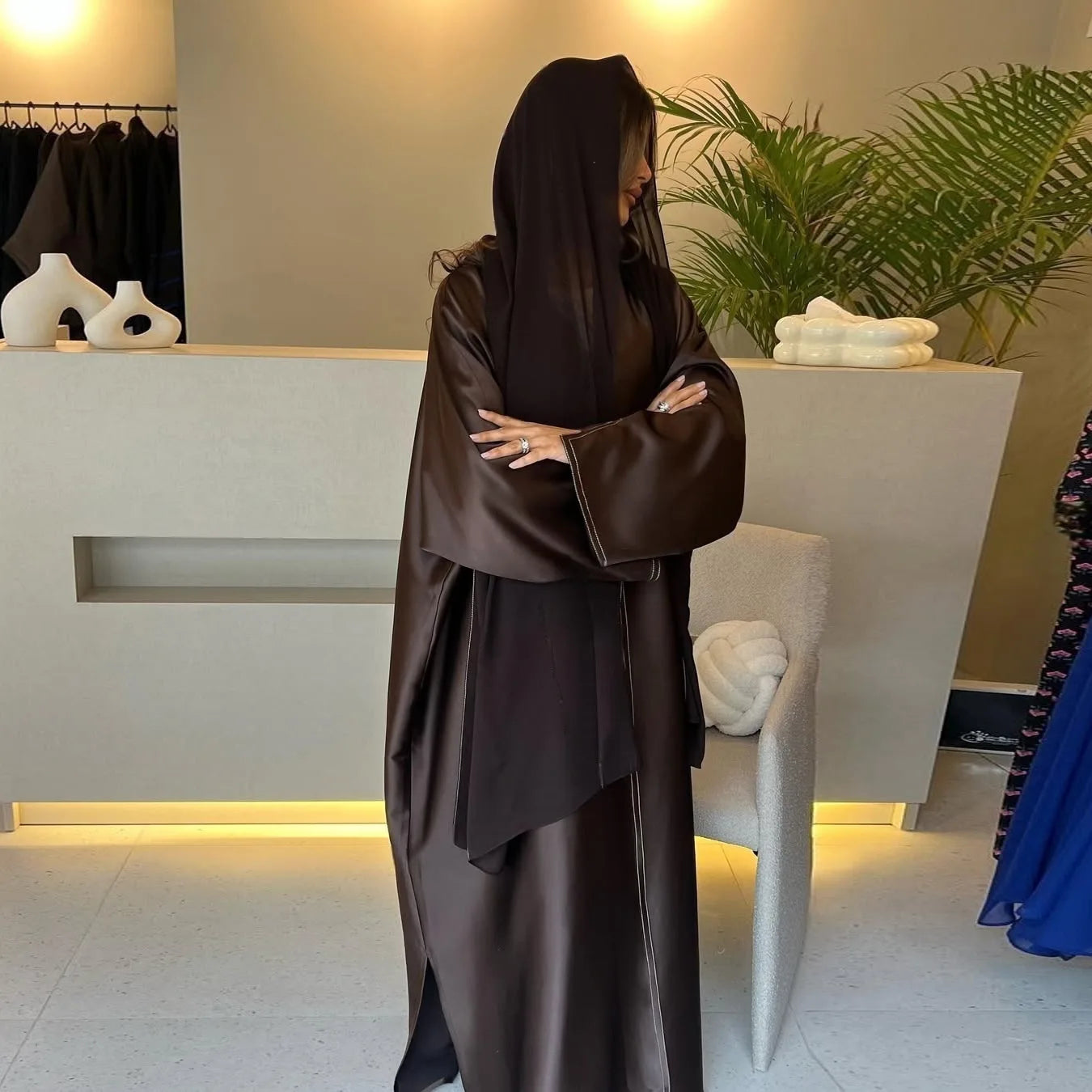 Muslim Modest Abaya Women Cardigan Dress Ramadan Eid Party Abayas Dresses Arab Long Robe Morocco Dubai Kaftan Vestidos Jalabiya
