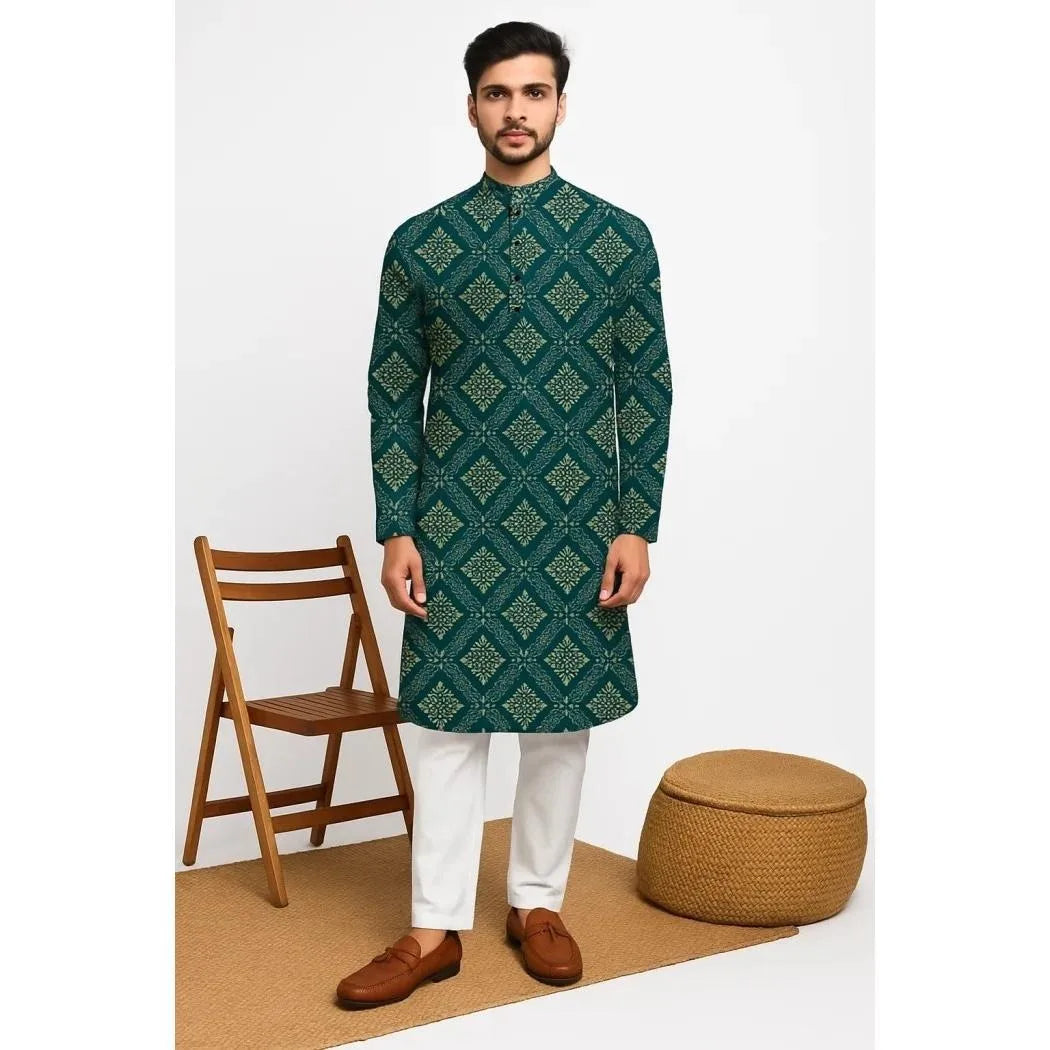 Men Islamic Arabian Patchwork Striped Embroidery Eid Muslim Long Robe Jubba Casual Loose Abayas 2026 National style