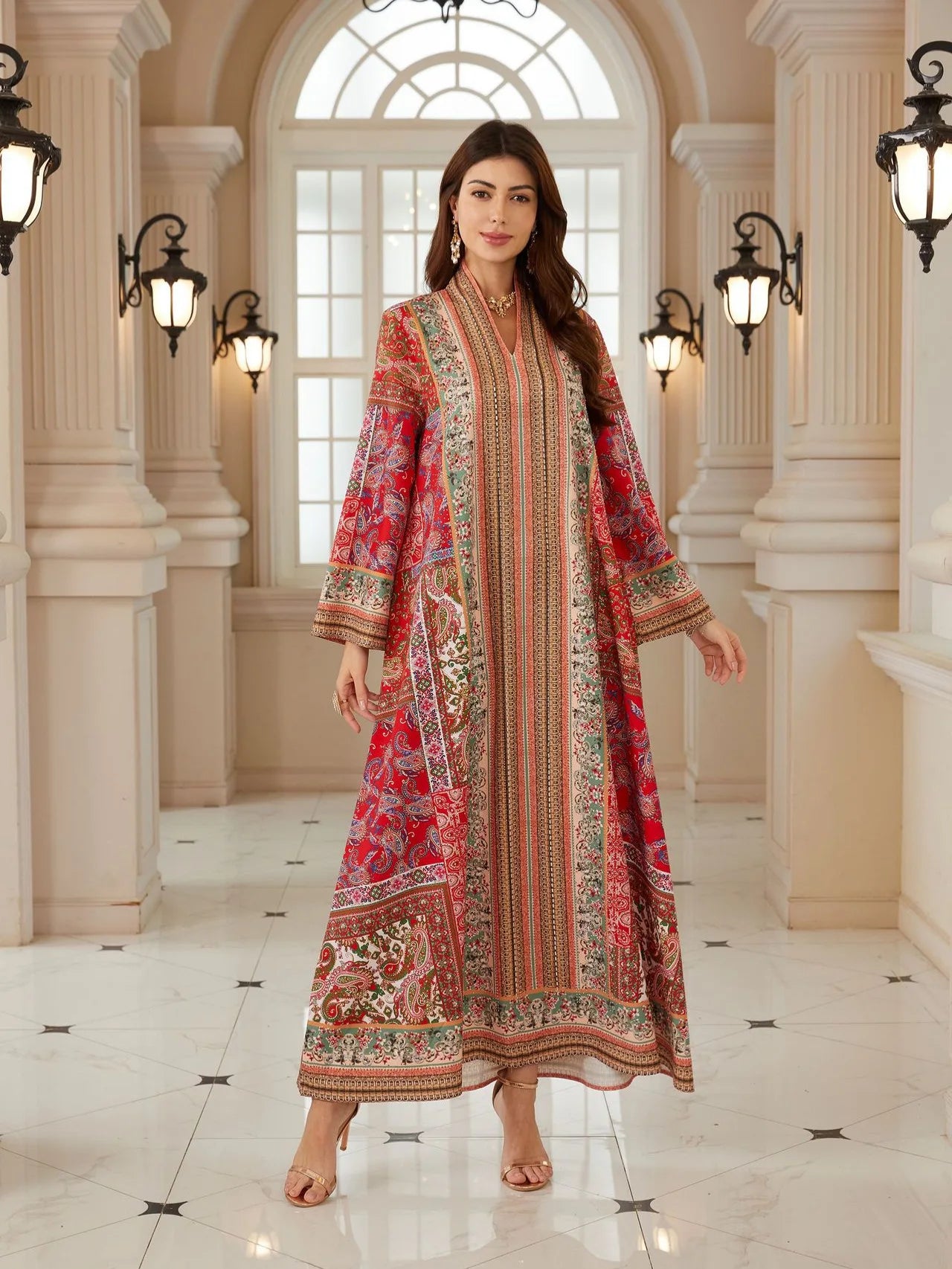 Luxurious Abaya Embroidered Floral Pullover Abaya Conservative Long Sleeve Abaya Designer Dubai Embroidered Galabiyat