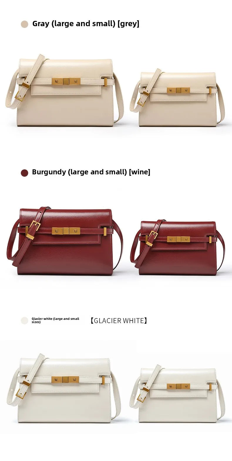 Retro High-End Feeling Manhattan Handbag Underarm Mailman Bag for Stylish Urban Living