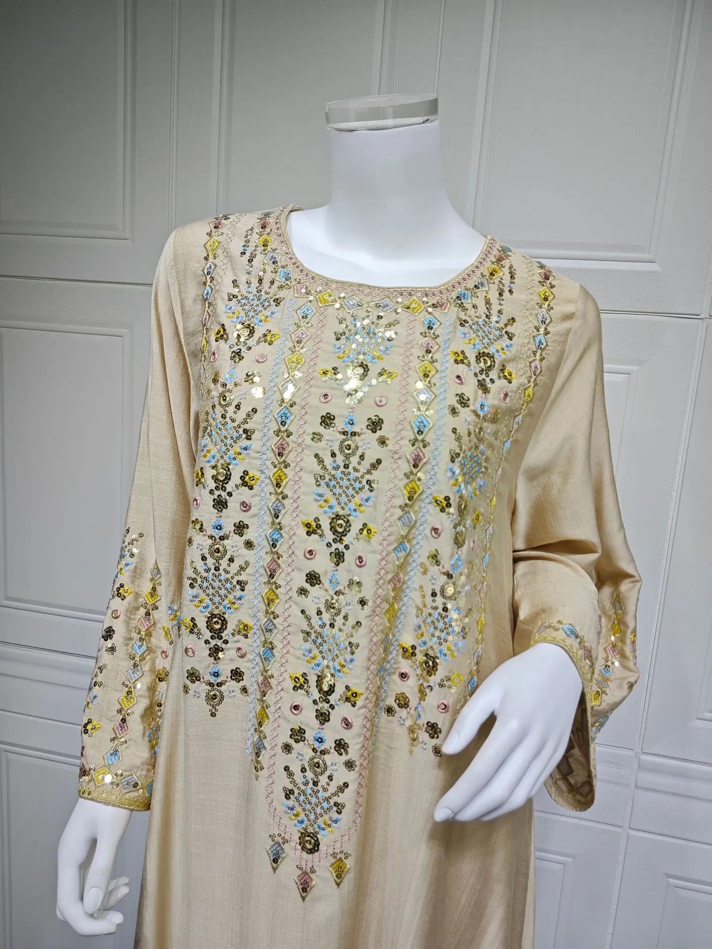 Women Jalabiya Dubai Dress Abaya Eid Ramadan Party Gorgeous Long Dresses Muslim Embroidery Vestidos Largos Robe Saudi Arab 2026