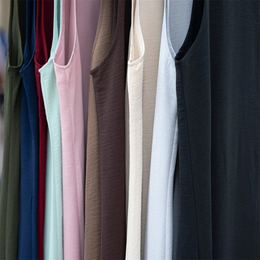 Ramadan Sleeveless Abaya Turkey Islam Arabic Muslim Long Dress African Dresses For Women Clothing Robe Musulmane Femme Vestidos