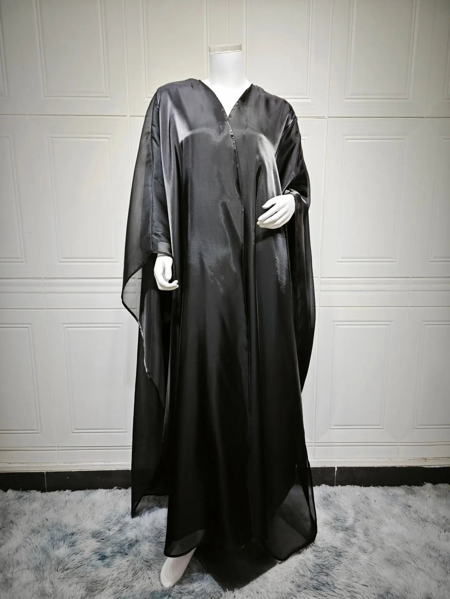 Eid  Women Abaya Muslim Cardigan Dresses Scarf Silky Abayas Ramadan Morocco Dubai Jalabiya Kaftan Vestidos Arab Long Robe 2025
