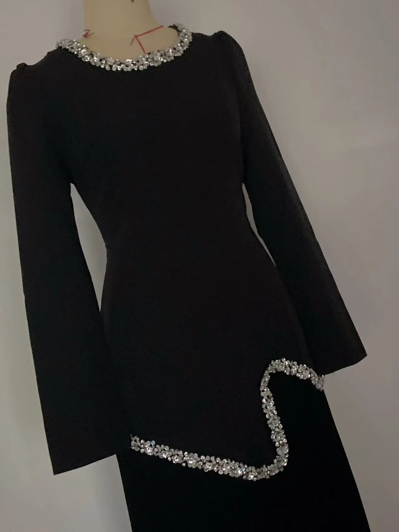 Abaya Pleated Dress Women Dubai Dresses Sequins Lace Up Islam Vestidos Long Robe Jalabiya Morocco Kaftan Eid Muslim Ramadan