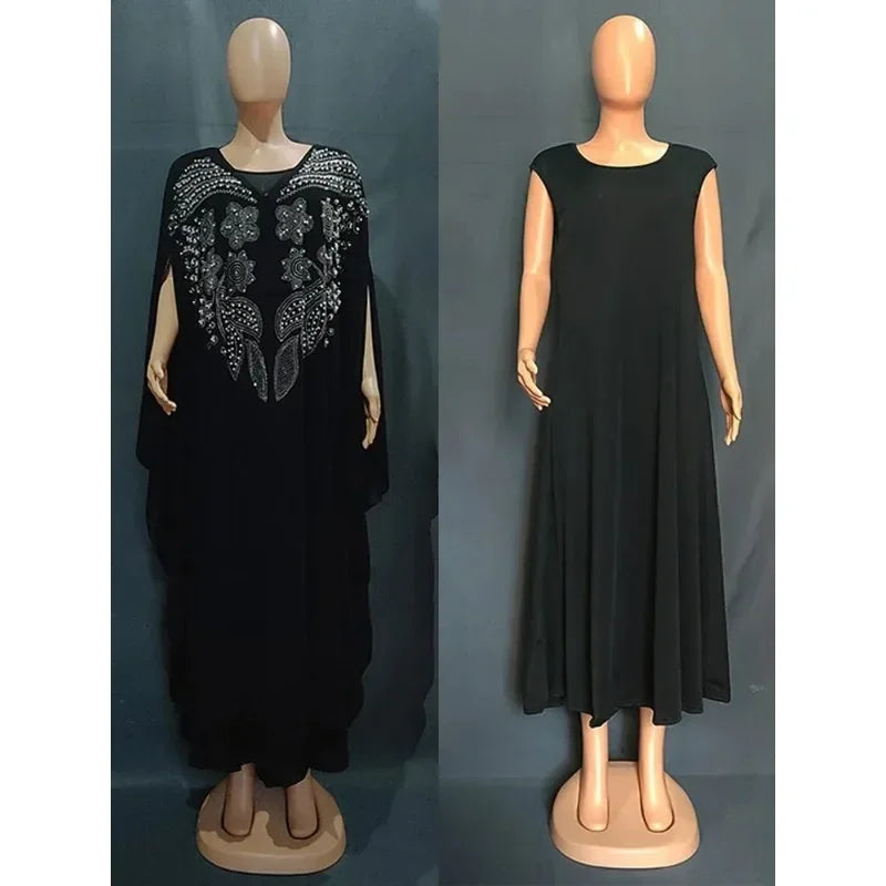 Abayas For Women Dubai Luxury 2025 Chiffon Boubou Muslim Fashion Dress Caftan Marocain Wedding Party Occasions Djellaba Femme