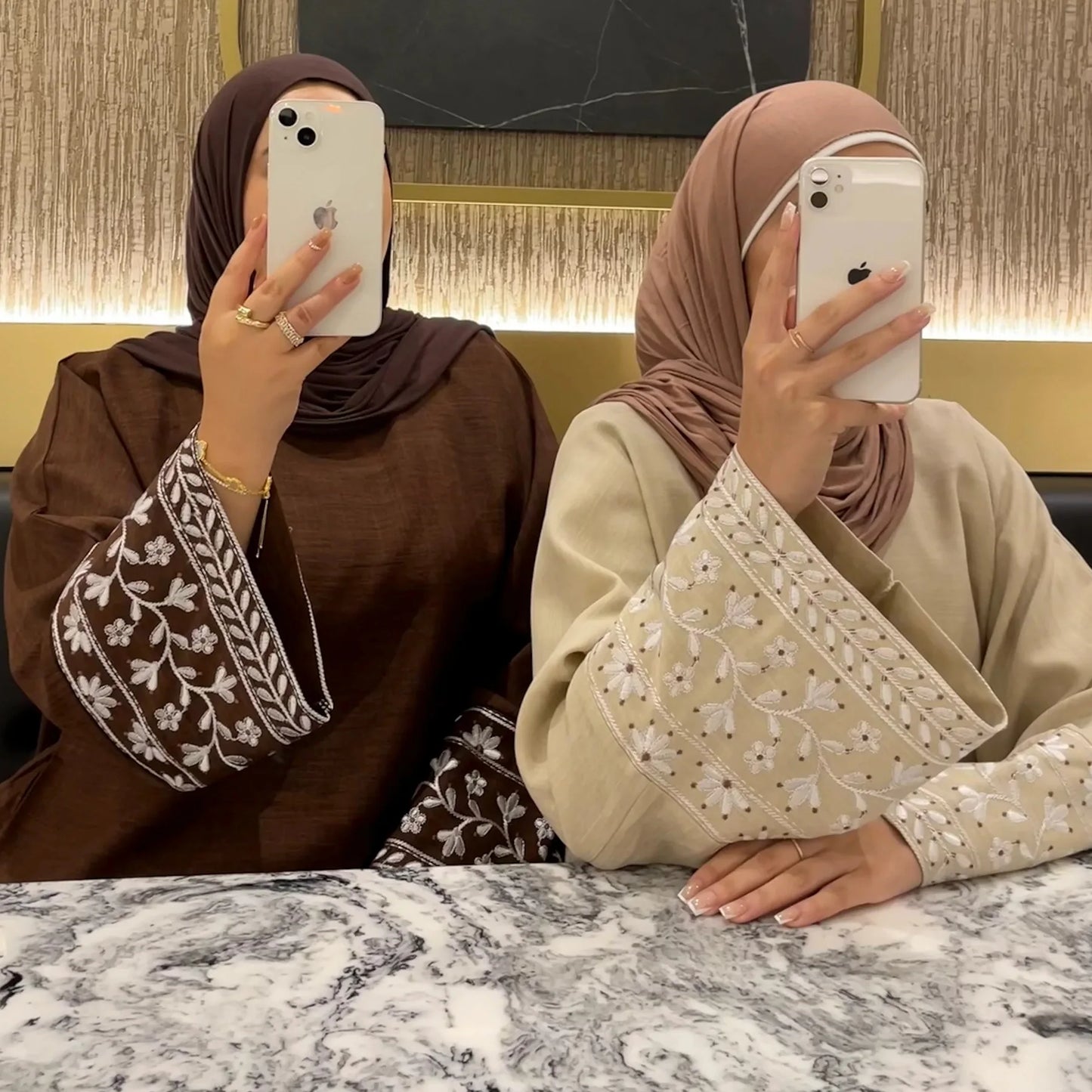 Abaya Simple Embroidery Outwear Eid Ramadan Dress Abayas Muslim Dresses Kaftan Dubai Women Prayer Robe Clothes Women With Belt